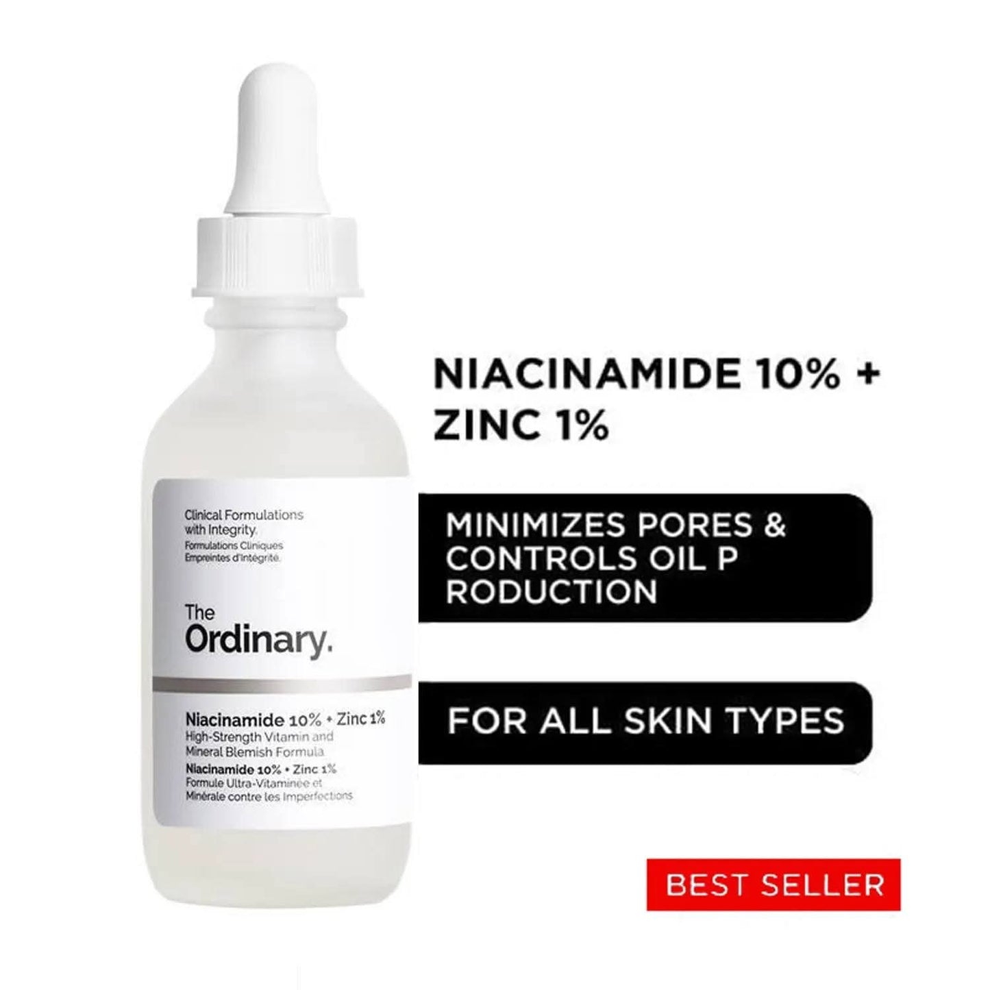 The Ordinary Niacinamide 10% + Zinc 1% (Serum)