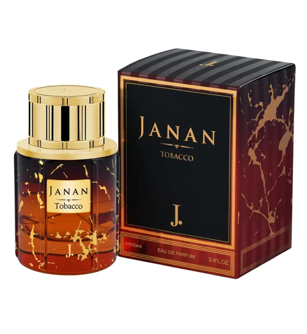 Janan Tobacco Perfume For Men – Bold Tobacco & Woody Long Lasting Fragrance