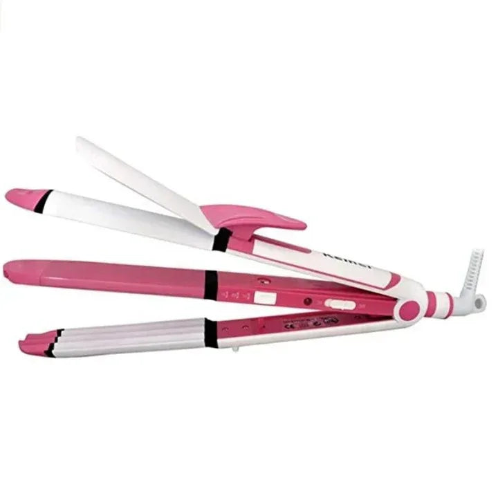 Kemei KM-1291 Professional Hair Straightener | Ceramic Plates | Fast Heating