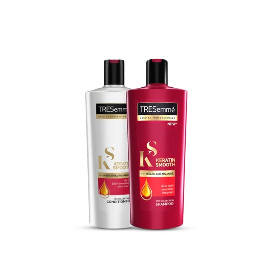 TRESemmé Keratin Smooth Shampoo & Conditioner | Frizz Control | Pack of 2