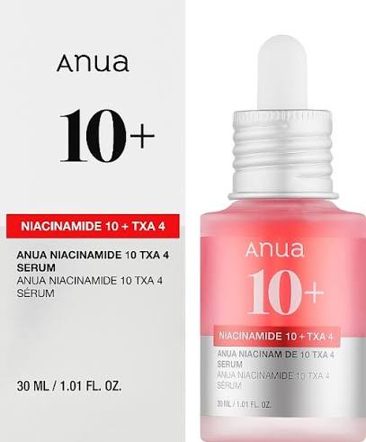 Anua Niacinamide 10 + TXA 4 Serum | Pore Control & Pigmentation Care