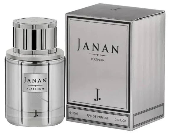Janan Platinum Eau de Parfum for Men – Fresh & Elegant Long Lasting Perfume